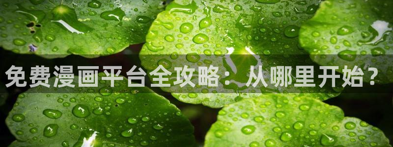 杏沙耶漫画之家漫画：免费漫画平台全攻略：从哪里开始？